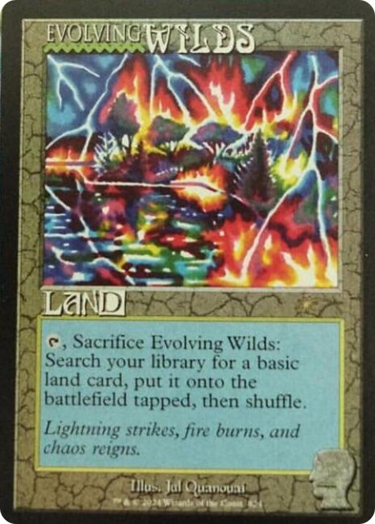 Image for Evolving Wilds (Rainbow Foil) (Secret Lair Drop Series) (824) - Magic: The Gathering