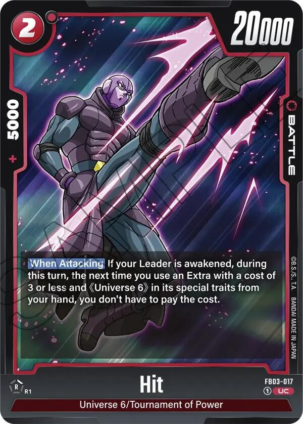 Image for Hit (Raging Roar) (FB03-017) - Dragon Ball Super: Fusion World