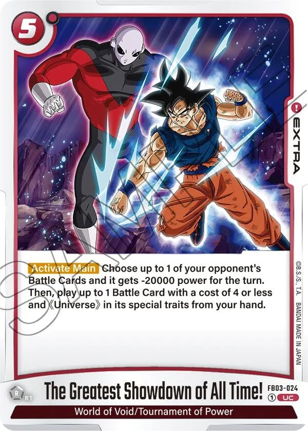 Image for The Greatest Showdown of All Time! (Raging Roar) (FB03-024) - Dragon Ball Super: Fusion World