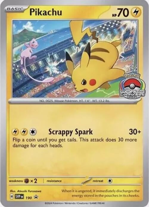 Image for Pikachu - 190 (SV: Scarlet & Violet Promo Cards) (190) - Pokemon