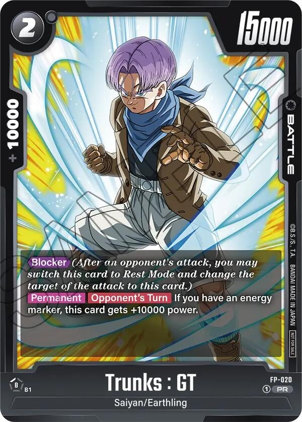 Image for Trunks : GT - FP-020 (Fusion World Promotion Cards and Packs) (FP-020) - Dragon Ball Super: Fusion World
