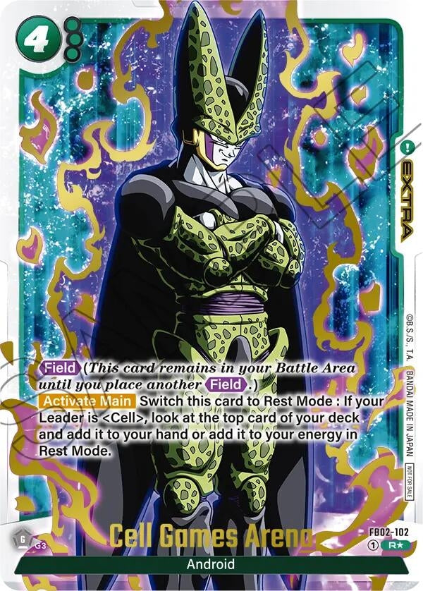Image for Cell Games Arena - FB02-102 (Championship Pack 02) (Gold) (Tournament and Championship Promos) (FB02-102) - Dragon Ball Super: Fusion World