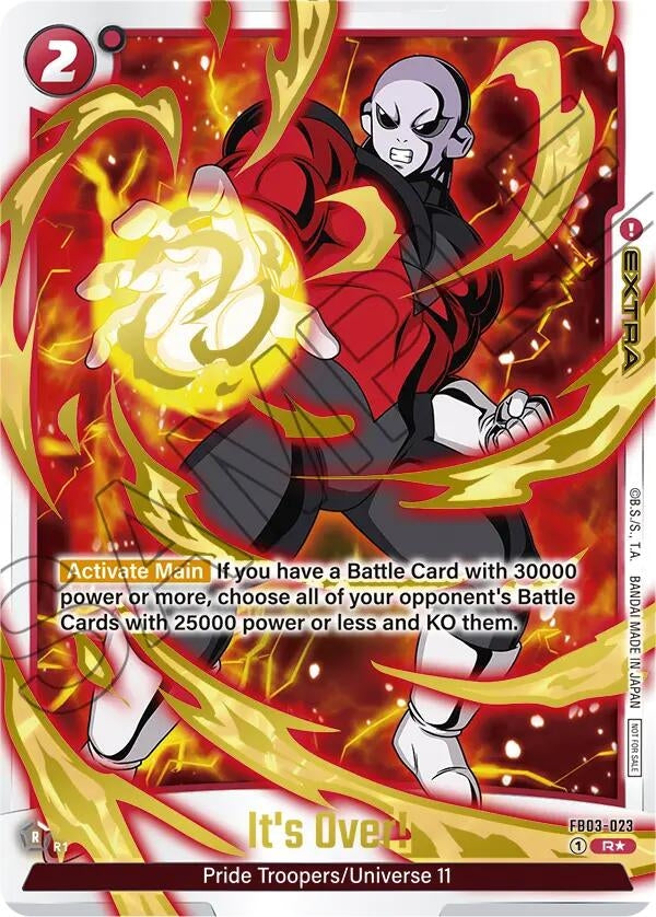 Image for It's Over! - FB03-023 (Championship Pack 02) (Gold) (Tournament and Championship Promos) (FB03-023) - Dragon Ball Super: Fusion World