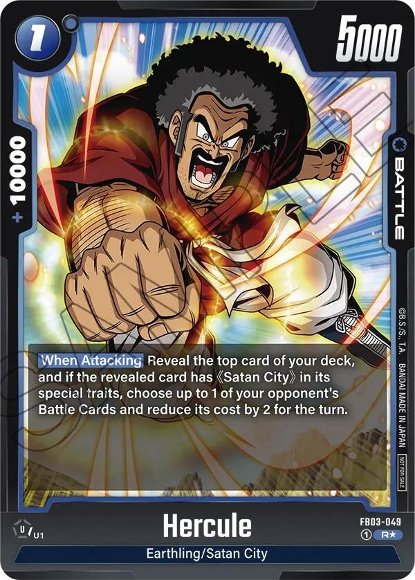 Image for Hercule - FB03-049 (Championship Pack 02) (Tournament and Championship Promos) (FB03-049) - Dragon Ball Super: Fusion World