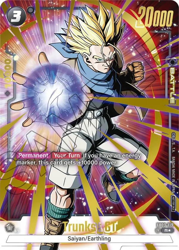 Image for Trunks : GT - FB03-119 (Championship Pack 02) (Gold) (Tournament and Championship Promos) (FB03-119) - Dragon Ball Super: Fusion World