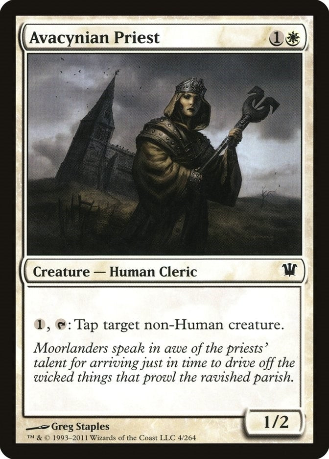 Image for Avacynian Priest (Innistrad) (4) - Magic: The Gathering