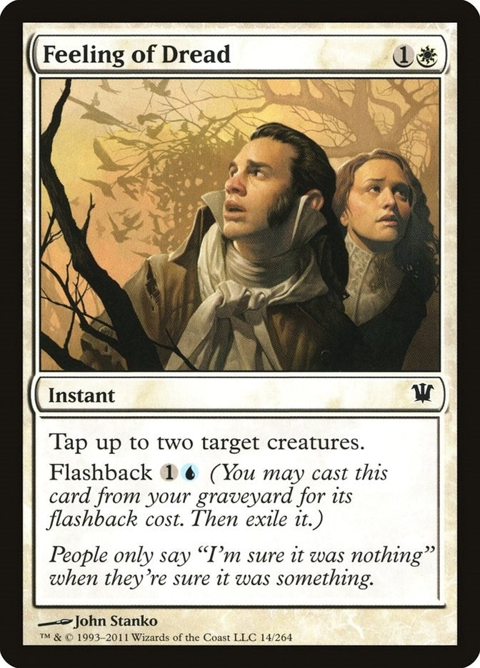 Image for Feeling of Dread (Innistrad) (14) - Magic: The Gathering