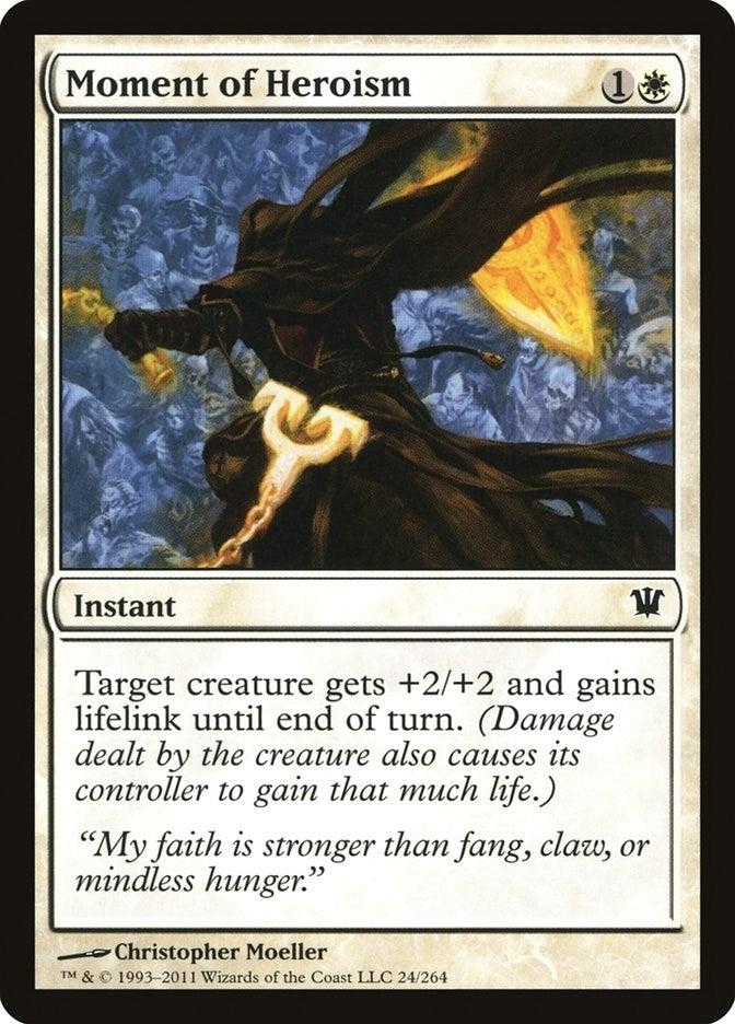 Image for Moment of Heroism (Innistrad) (24) - Magic: The Gathering