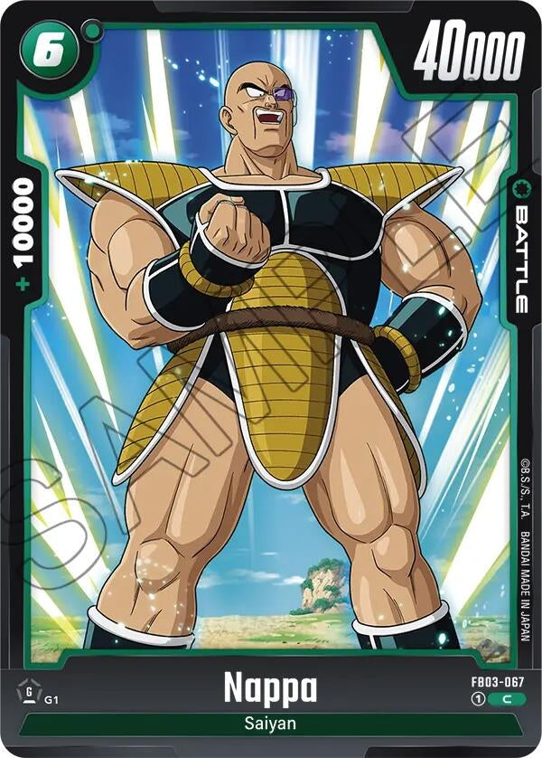 Image for Nappa (Raging Roar) (FB03-067) - Dragon Ball Super: Fusion World
