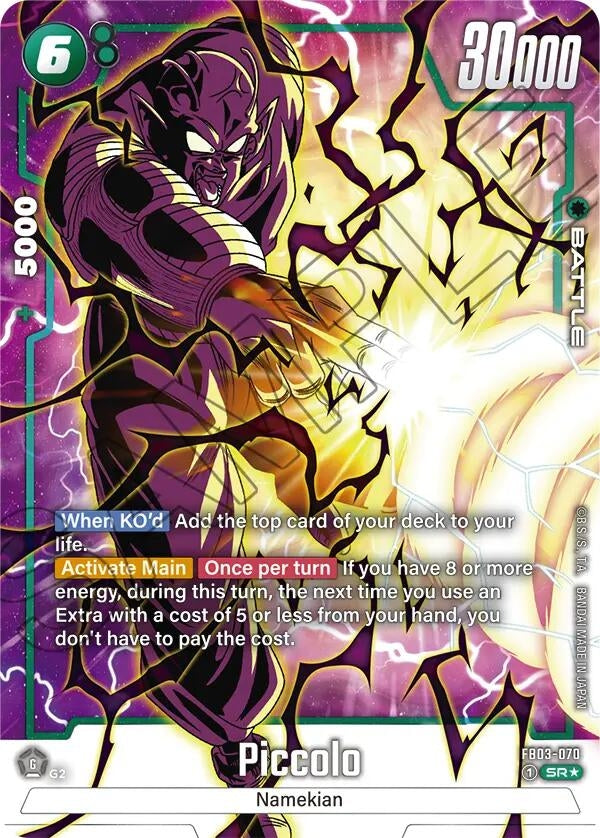 Image for Piccolo - FB03-070 (Alternate Art) (Raging Roar) (FB03-070) - Dragon Ball Super: Fusion World