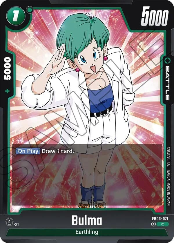 Image for Bulma - FB03-071 (Raging Roar) (FB03-071) - Dragon Ball Super: Fusion World