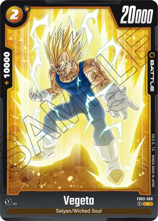 Image for Vegeta - FB03-088 (Raging Roar) (FB03-088) - Dragon Ball Super: Fusion World