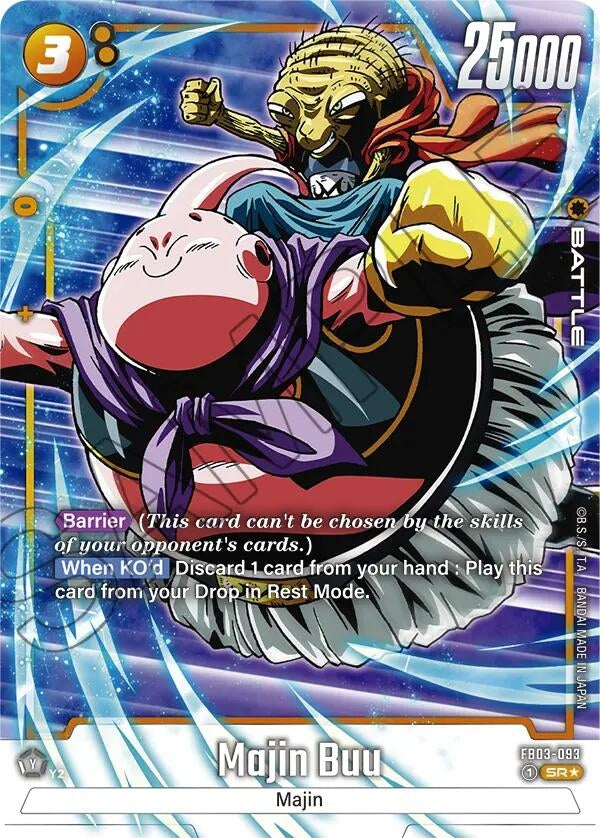 Image for Majin Buu - FB03-093 (Alternate Art) (Raging Roar) (FB03-093) - Dragon Ball Super: Fusion World