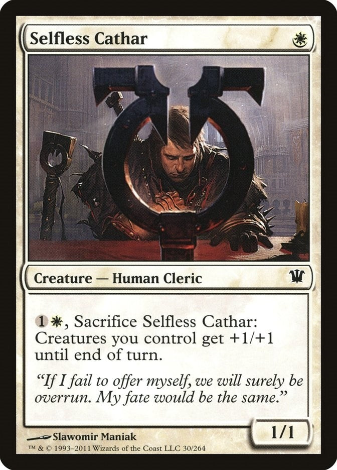 Image for Selfless Cathar (Innistrad) (30) - Magic: The Gathering