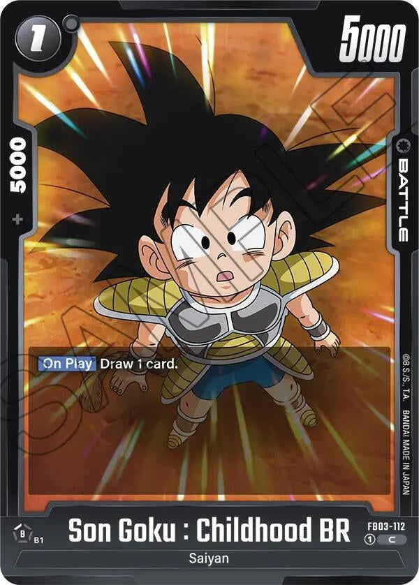 Image for Son Goku : Childhood BR (Raging Roar) (FB03-112) - Dragon Ball Super: Fusion World