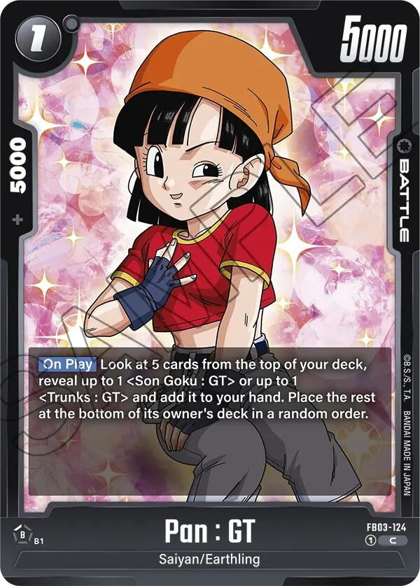 Image for Pan : GT - FB03-124 (Raging Roar) (FB03-124) - Dragon Ball Super: Fusion World