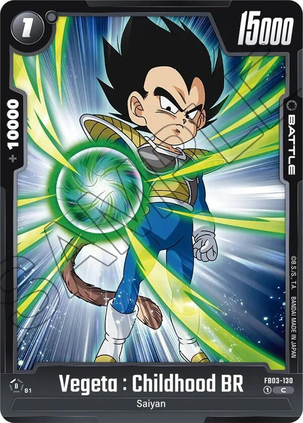 Image for Vegeta : Childhood BR (Raging Roar) (FB03-130) - Dragon Ball Super: Fusion World