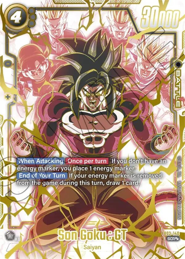 Image for Son Goku : GT - FB03-140 (Super Alternate Art) (Raging Roar) (FB03-140) - Dragon Ball Super: Fusion World