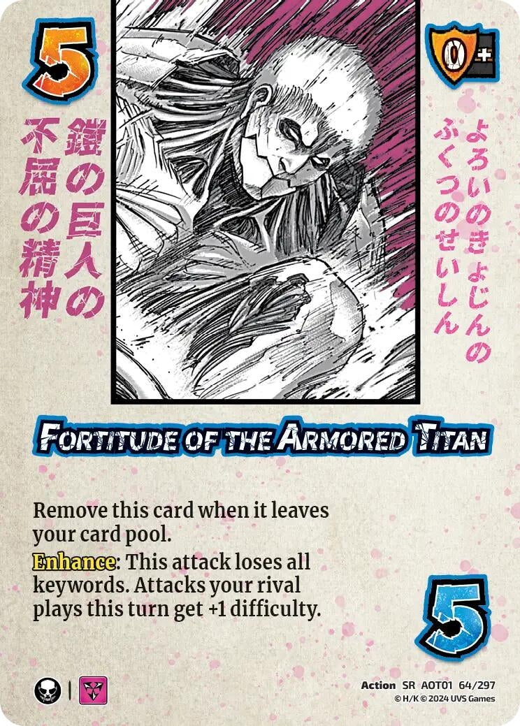 Image for Fortitude of the Armored Titan (Attack on Titan: Battle for Humanity) (64/297) - UniVersus