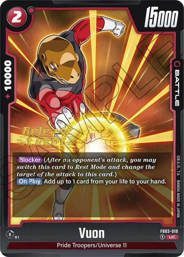 Image for Vuon (Raging Roar Release Event Cards) (FB03-019) - Dragon Ball Super: Fusion World