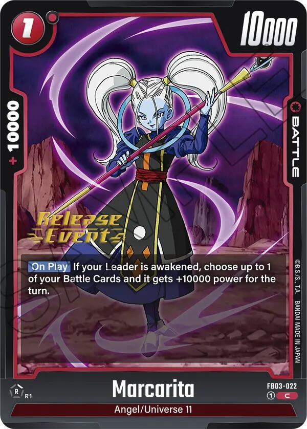 Image for Marcarita (Raging Roar Release Event Cards) (FB03-022) - Dragon Ball Super: Fusion World
