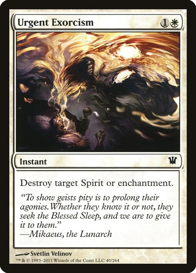 Image for Urgent Exorcism (Innistrad) (40) - Magic: The Gathering