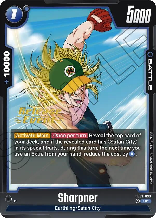 Image for Sharpner (Raging Roar Release Event Cards) (FB03-033) - Dragon Ball Super: Fusion World