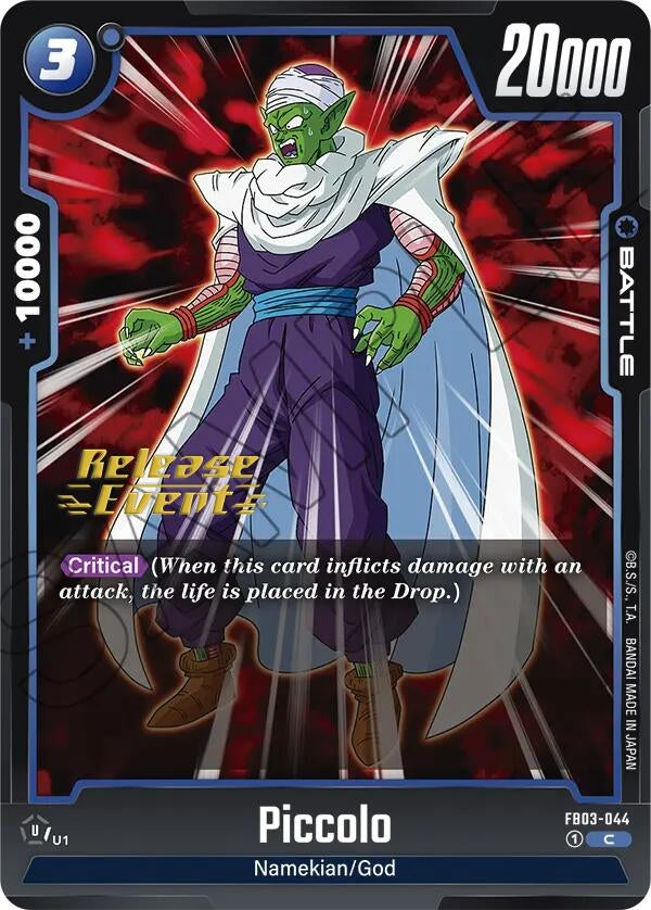 Image for Piccolo - FB03-044 (Raging Roar Release Event Cards) (FB03-044) - Dragon Ball Super: Fusion World