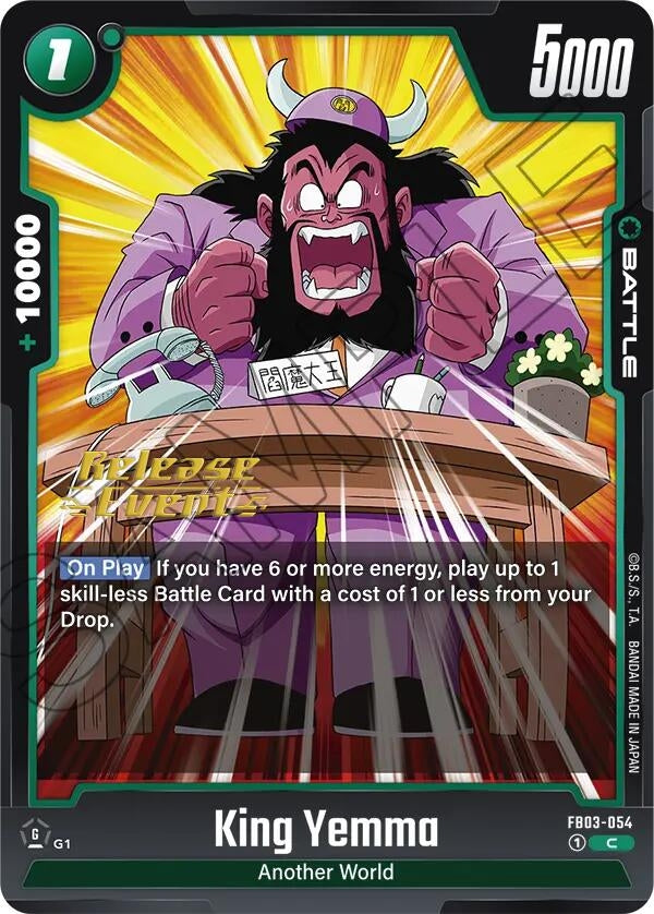 Image for King Yemma (Raging Roar Release Event Cards) (FB03-054) - Dragon Ball Super: Fusion World