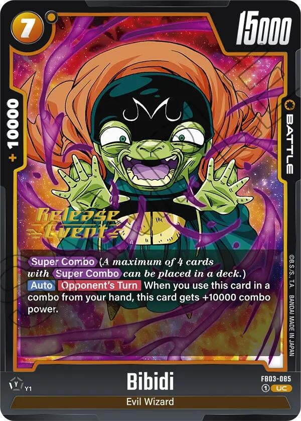 Image for Bibidi (Raging Roar Release Event Cards) (FB03-085) - Dragon Ball Super: Fusion World