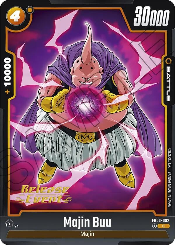 Image for Majin Buu - FB03-092 (Raging Roar Release Event Cards) (FB03-092) - Dragon Ball Super: Fusion World