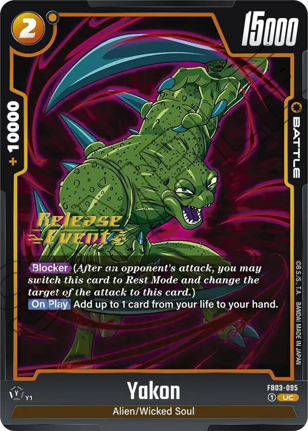 Image for Yakon (Raging Roar Release Event Cards) (FB03-095) - Dragon Ball Super: Fusion World