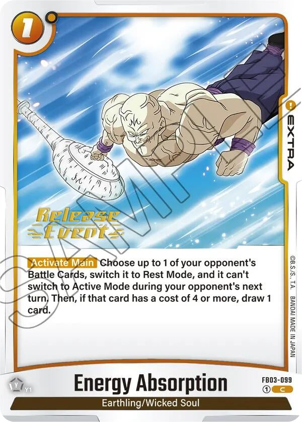 Image for Energy Absorption (Raging Roar Release Event Cards) (FB03-099) - Dragon Ball Super: Fusion World