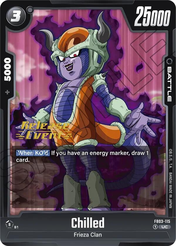 Image for Chilled (Raging Roar Release Event Cards) (FB03-115) - Dragon Ball Super: Fusion World