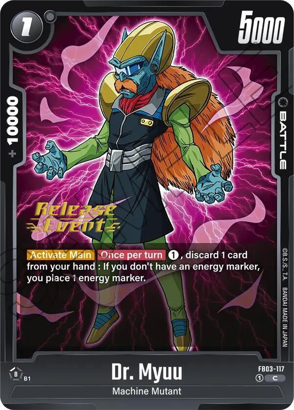 Image for Dr. Myuu (Raging Roar Release Event Cards) (FB03-117) - Dragon Ball Super: Fusion World