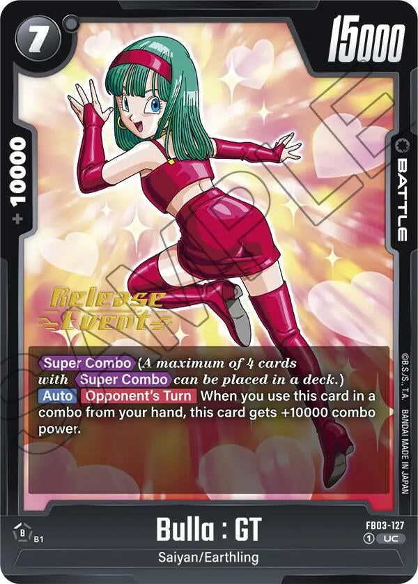 Image for Bulla : GT (Raging Roar Release Event Cards) (FB03-127) - Dragon Ball Super: Fusion World