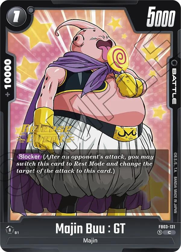 Image for Majin Buu : GT (Raging Roar Release Event Cards) (FB03-131) - Dragon Ball Super: Fusion World