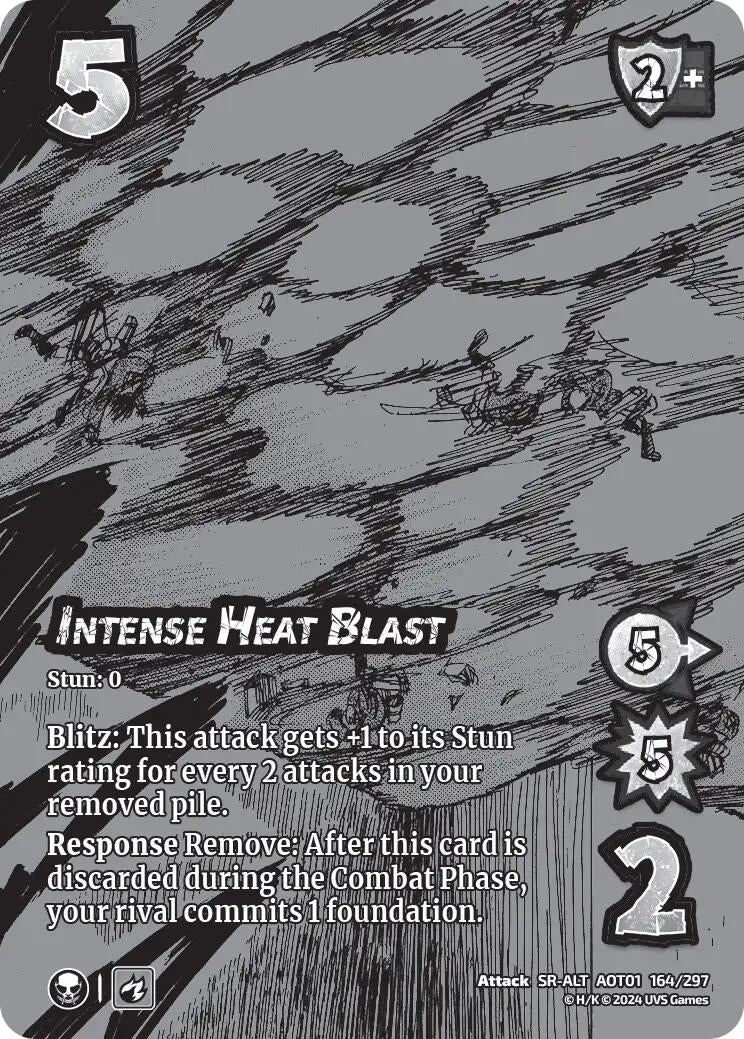 Image for Intense Heat Blast (Alternate Art) (Attack on Titan: Battle for Humanity) (164/297) - UniVersus