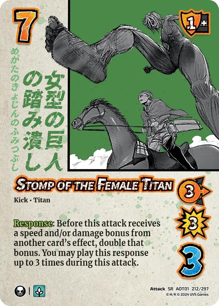 Image for Stomp of the Female Titan (Attack on Titan: Battle for Humanity) (212/297) - UniVersus