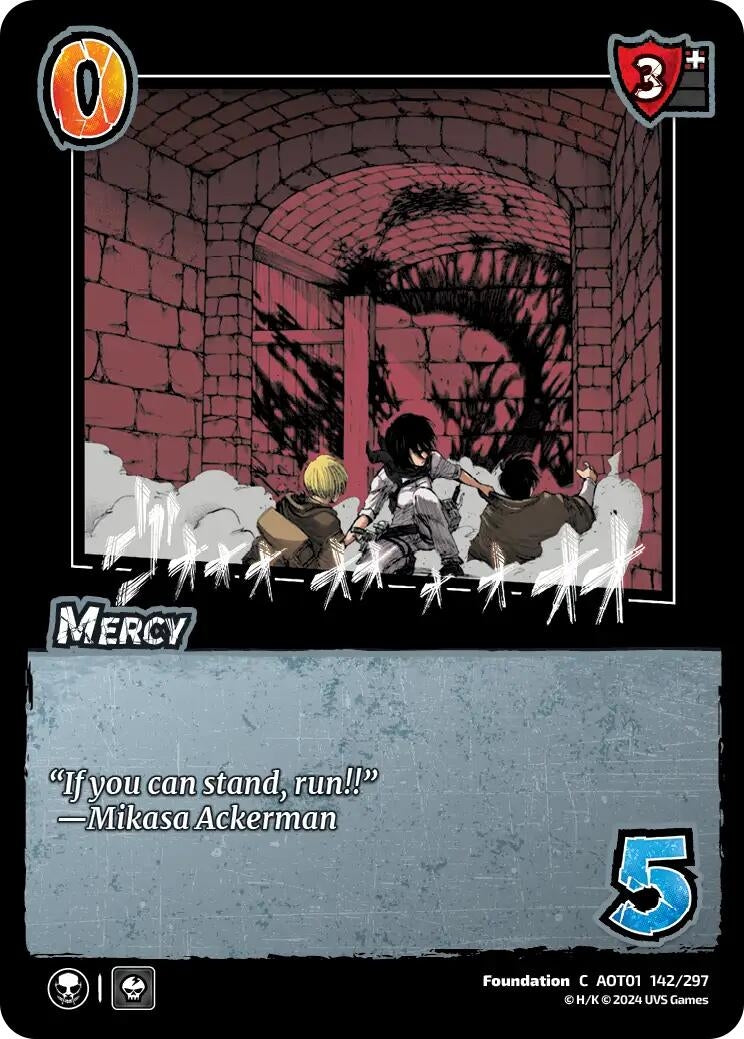 Image for Mercy (Attack on Titan: Battle for Humanity) (142/297) - UniVersus