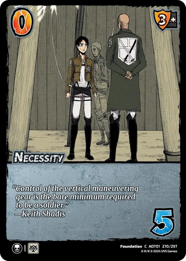 Image for Necessity (Attack on Titan: Battle for Humanity) (270/297) - UniVersus