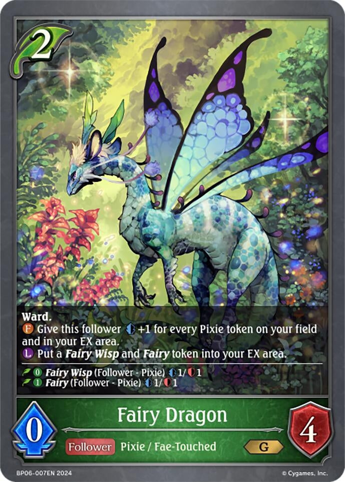Image for Fairy Dragon (BP06: Paragons of the Colosseum) (BP06-007EN) - Shadowverse: Evolve