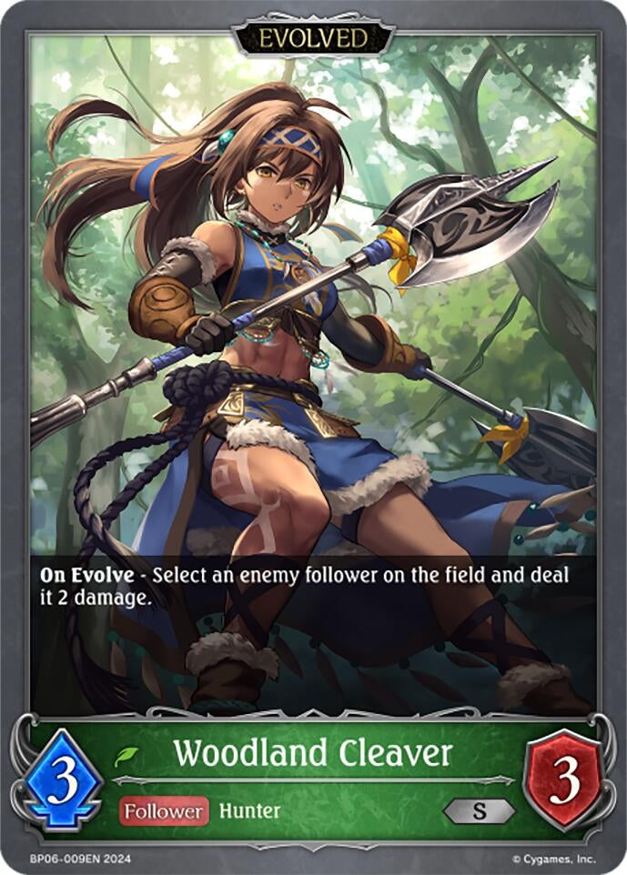 Image for Woodland Cleaver (Evolved) (BP06: Paragons of the Colosseum) (BP06-009EN) - Shadowverse: Evolve