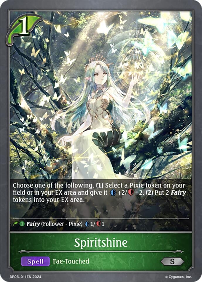 Image for Spiritshine (BP06: Paragons of the Colosseum) (BP06-011EN) - Shadowverse: Evolve