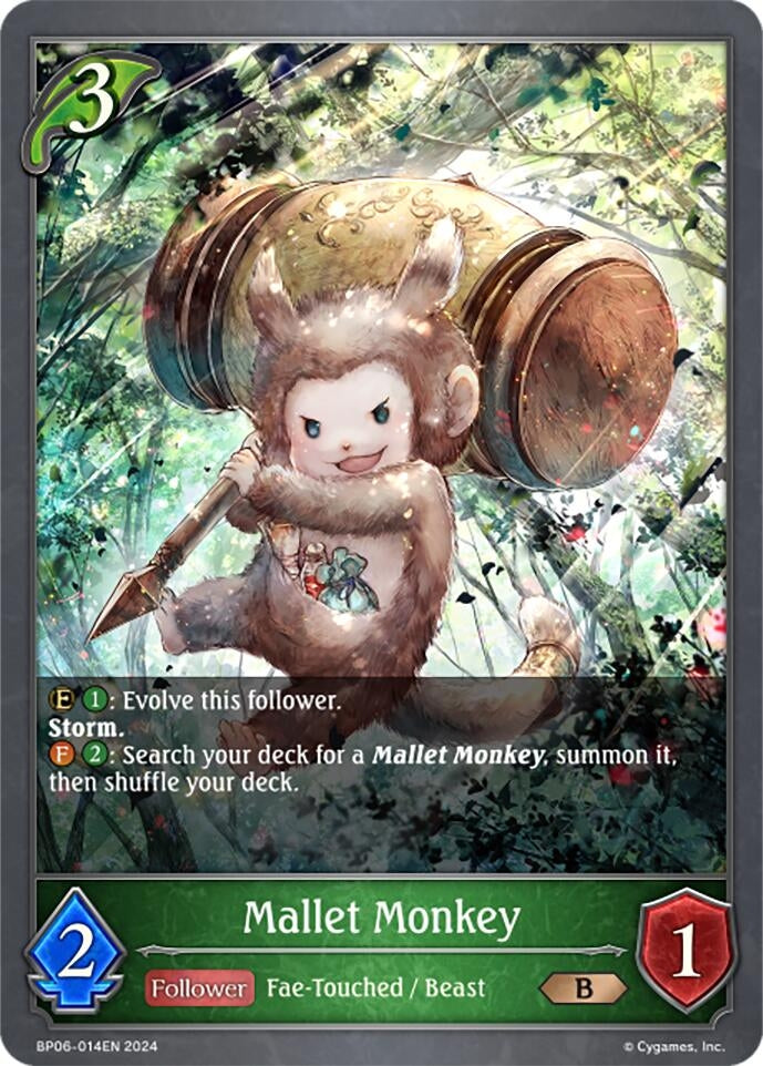Image for Mallet Monkey (BP06: Paragons of the Colosseum) (BP06-014EN) - Shadowverse: Evolve