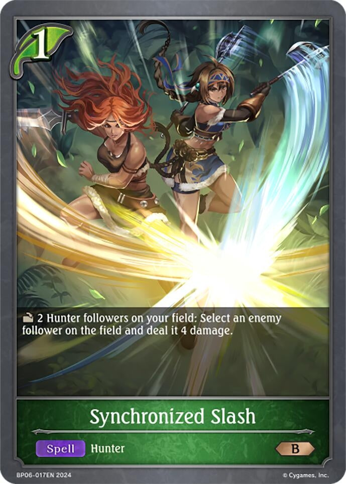 Image for Synchronized Slash (BP06: Paragons of the Colosseum) (BP06-017EN) - Shadowverse: Evolve