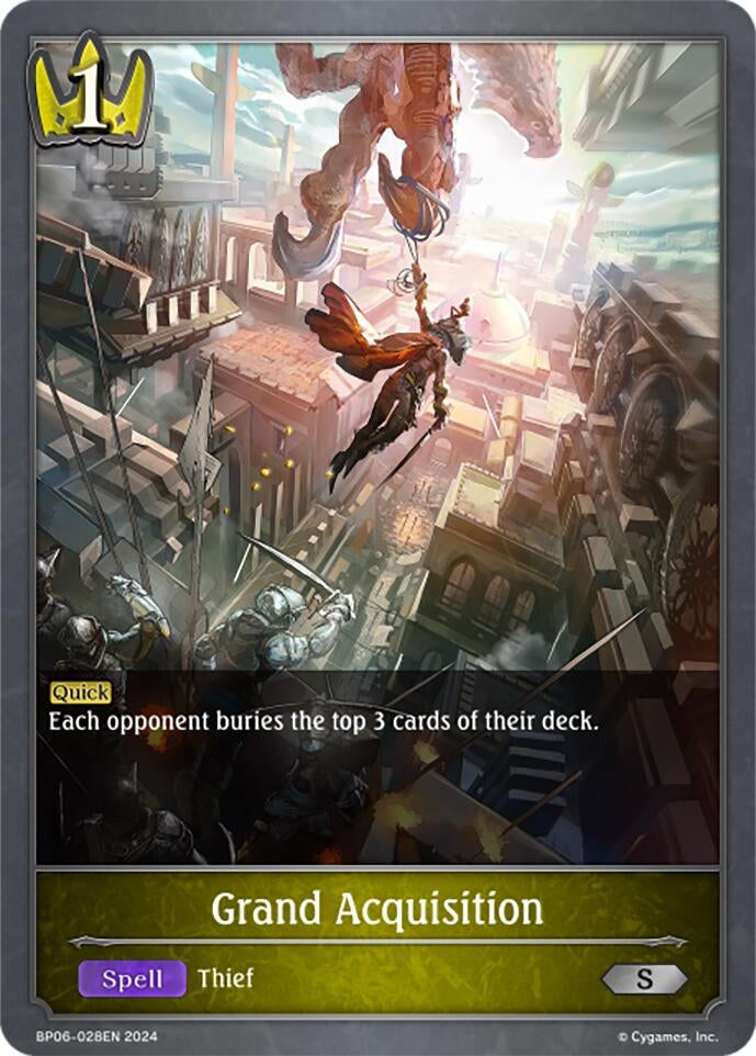 Image for Grand Acquisition (BP06: Paragons of the Colosseum) (BP06-028EN) - Shadowverse: Evolve