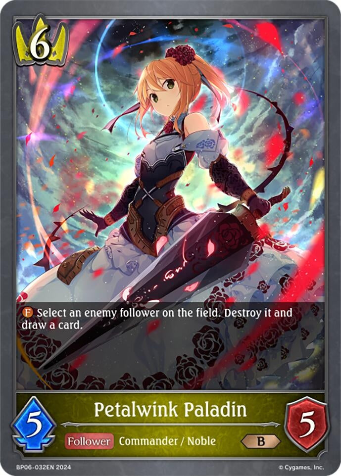 Image for Petalwink Paladin (BP06: Paragons of the Colosseum) (BP06-032EN) - Shadowverse: Evolve