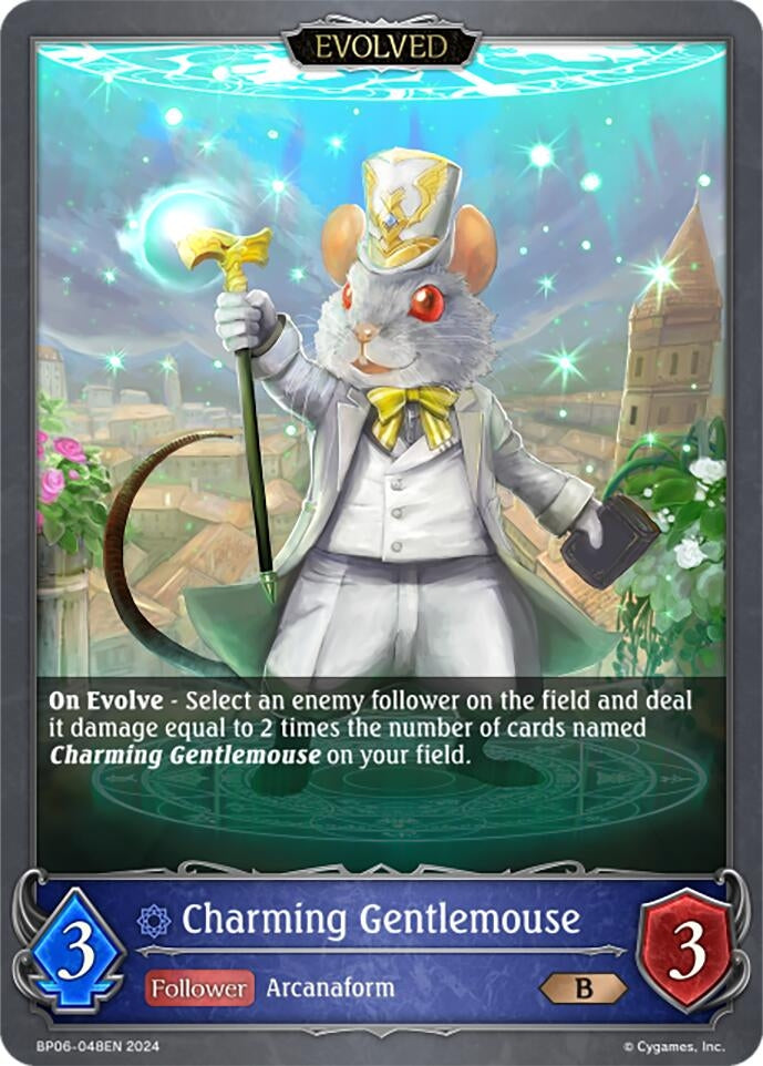 Image for Charming Gentlemouse (Evolved) (BP06: Paragons of the Colosseum) (BP06-048EN) - Shadowverse: Evolve