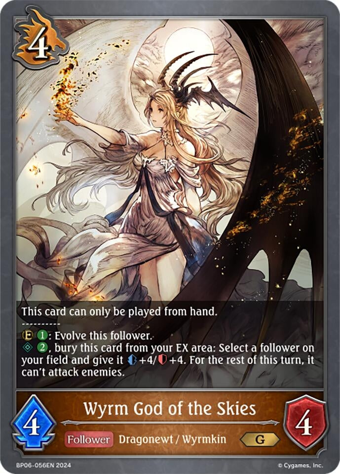 Image for Wyrm God of the Skies (BP06: Paragons of the Colosseum) (BP06-056EN) - Shadowverse: Evolve